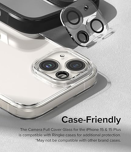 Miniatura 9 de Ringke Cristal de cámara protección multicapa Compatible con protector de lente de cámara iPhone 15 y protector de lente de cámara iPhone 15 Plus,