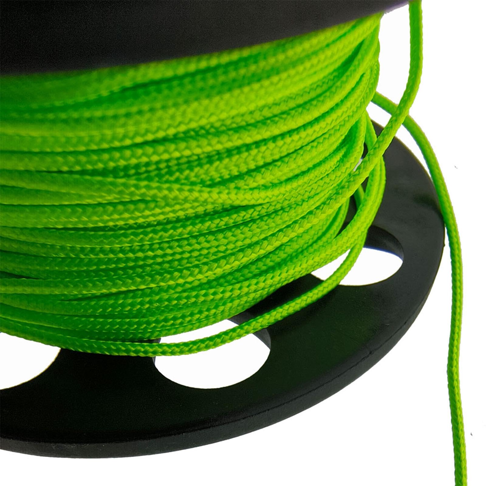 Dévidoir de Plongée avec Corde en Nylon de 30 M et de Plongée Double Face en Acier Inoxydable