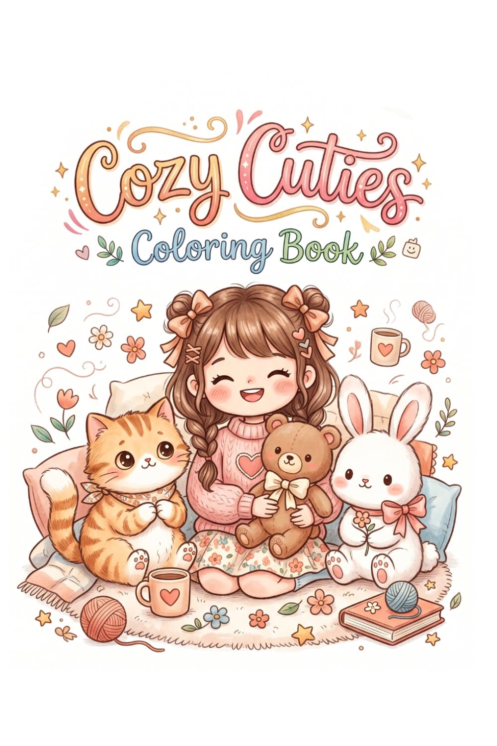 Cozy Cuties: Coloring Book