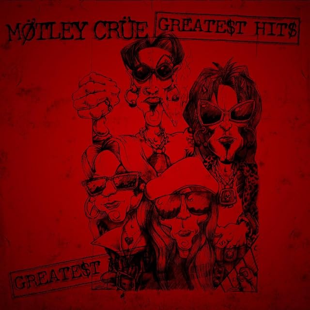 Greatest Hits por Mötley Crüe, capa do álbum