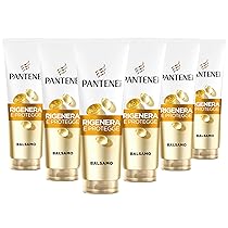 Pantene Pro-V Rigenera E Protegge Balsamo 6x230ml per Capelli Deboli, Secchi e Danneggiati, Balsamo Quotidiano Leggero, Non Unge, Con Pro-Vitamina B5 e Miscela di Nutrienti, Active Nutri-Plex
