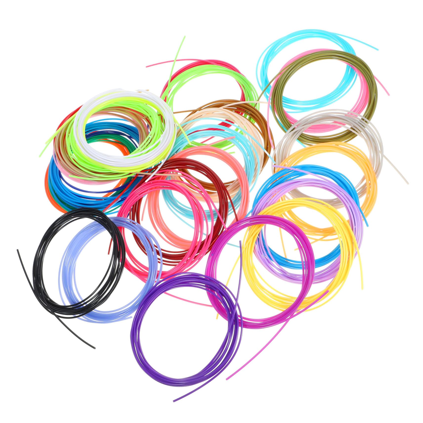 PartyKindom 150rouleaux Filament Recharges Pour Stylo Couleurs Par Couleur Matériau