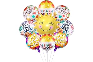 9Pcs Get Well Soon Balloons