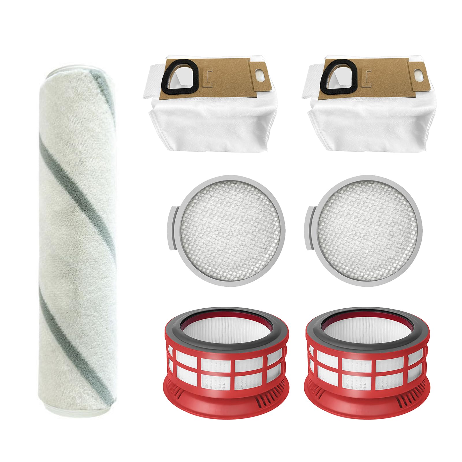 Buxuaaaa Main Brush Bags Sweeping Robotic Replacement Part Roll Brush Sweeping Robot Accessories for H6 / H7 Vacuum Filter