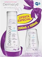 Kit Dermacyd Delicata Sabonete Íntimo 200 mL + 100 mL – pH Equilibrado, Frescor Jasmim, Higiene Feminina Diária (Kit Econômico) – 300 mL total