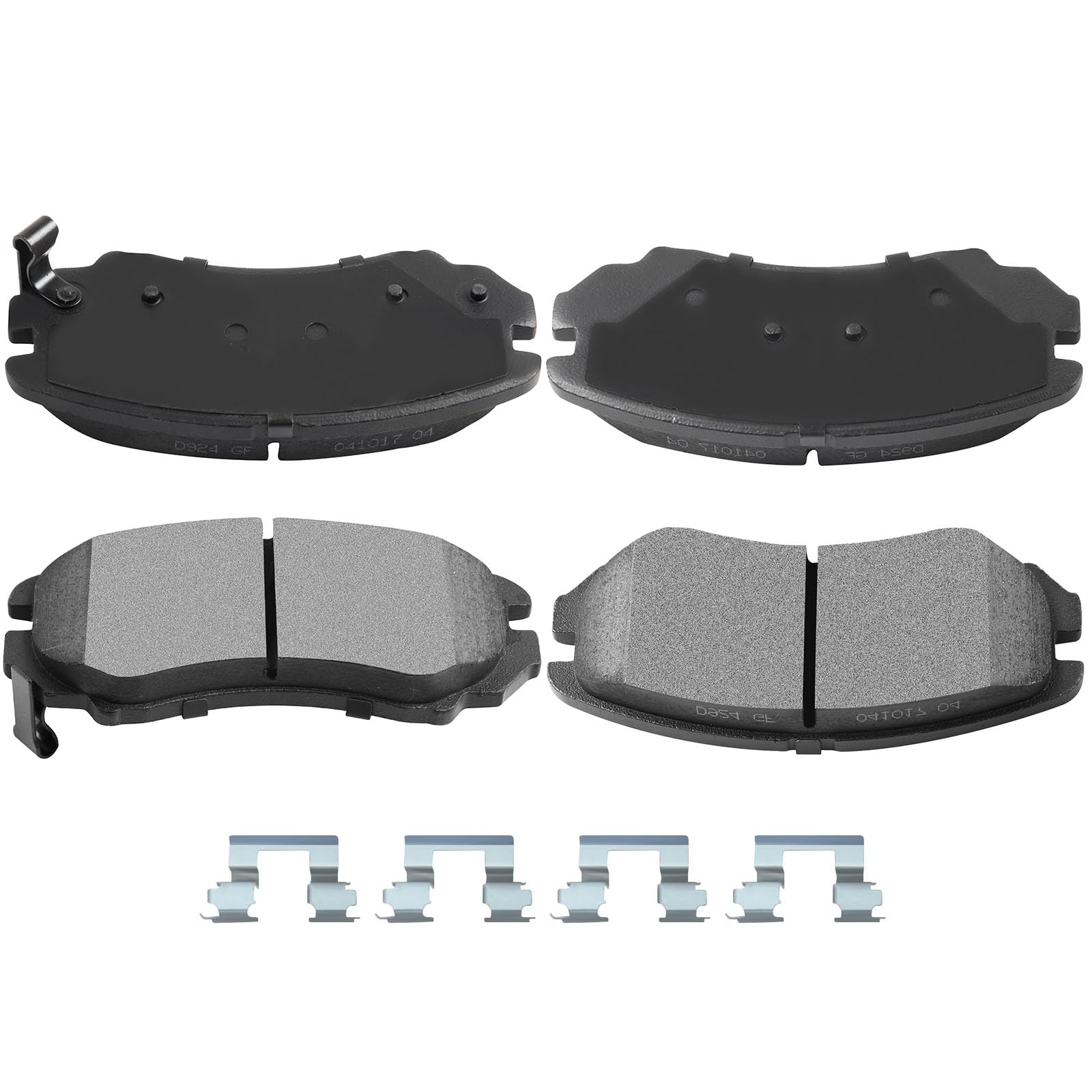 AUTOMUTO 4PCS Front Ceramic Brake Pads Set D924 For Hyundai For Elantra