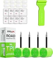 Vista 12 de 1/4-Pack CYCLAMI TPU Inner Tubes 700 x 18-32c 700c Inner Tubes Ultralight 30g Bike Tube with 45mm/65mm/85mm Presta Valve for Road Bike Tubes(Include