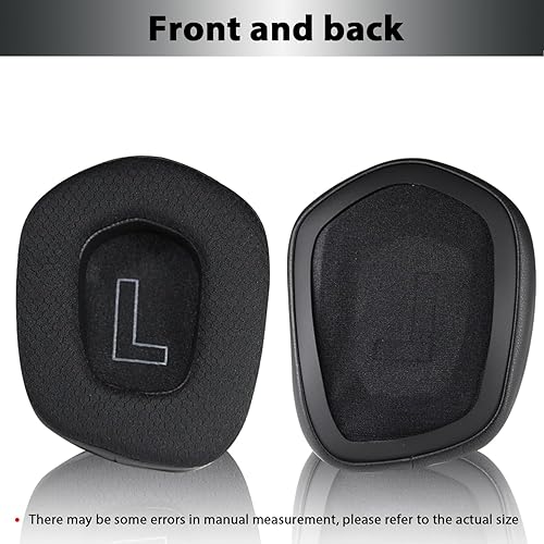 Miniatura 5 de Adhiper Almohadilla de repuesto para auriculares Logitech G733, cómoda y refrescante, almohadillas de gel de enfriamiento, almohadillas de tela de