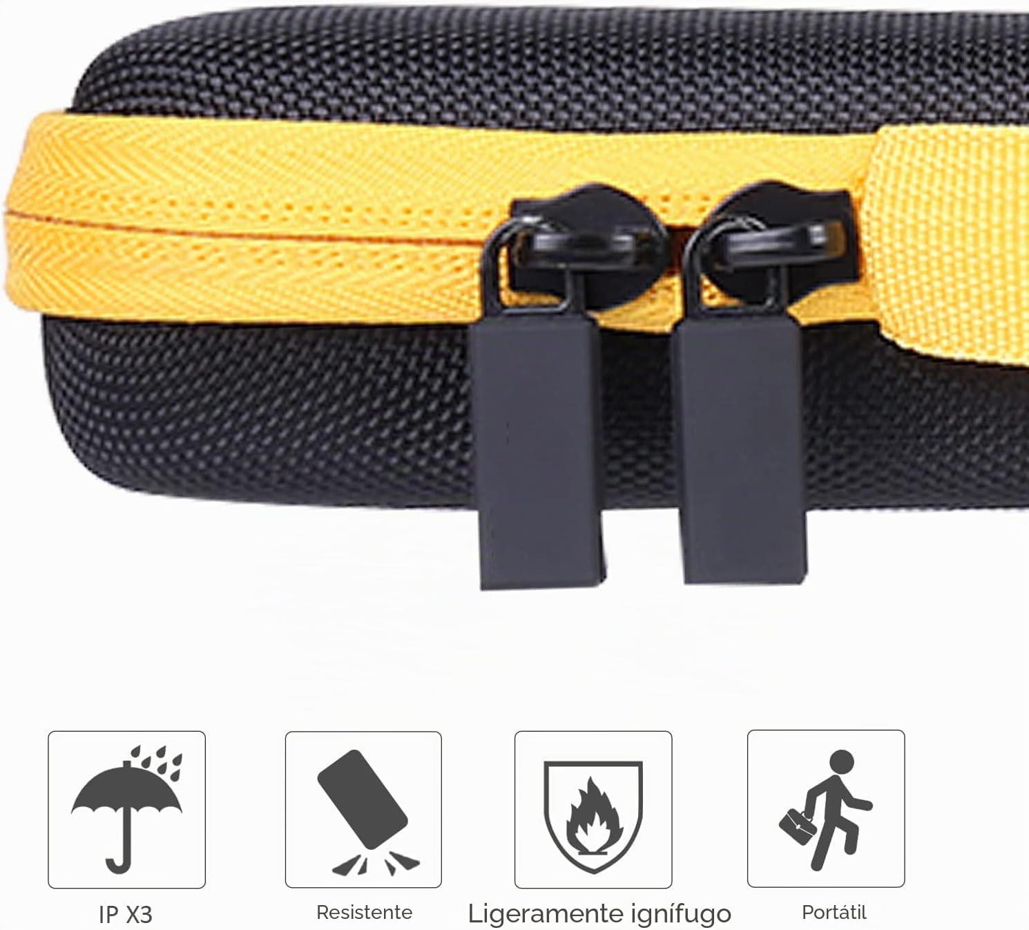 co2CREA Funda rígida de almacenamiento para teclado inalámbrico Logitech K400 Plus de TV táctil (solo funda, excluyendo teclado)