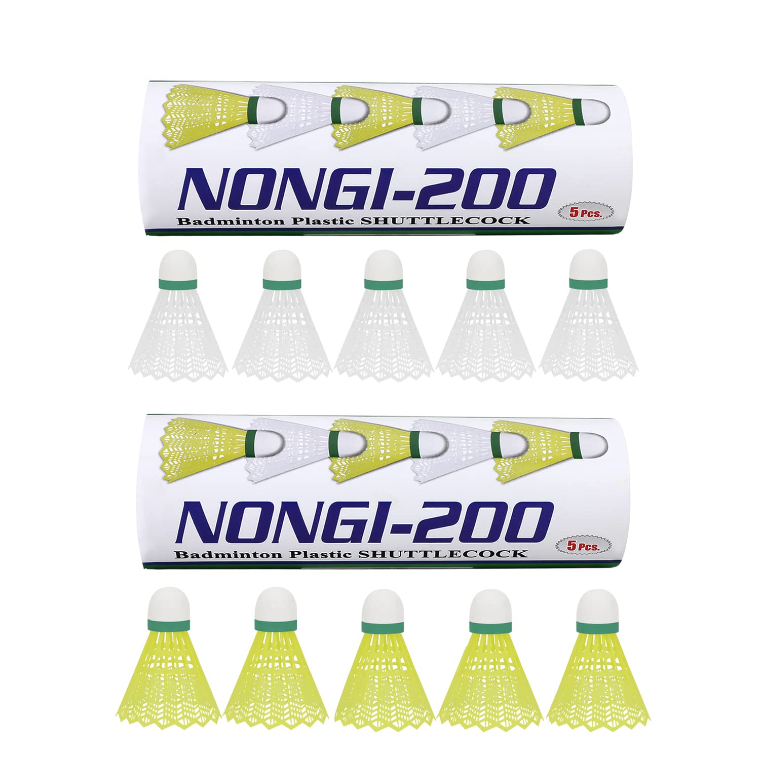 See full amazon price history chart for Nongi Badminton Shuttlecock Unisex Combo Plastic Badminton Shuttlecock Pack of 10 (5 White and 5 Yellow) - Speed - Medium Made in India Nongi Badminton Shuttlecock Unisex Combo Plastic Badminton Shuttlecock Pack of 10 (5 White and 5 Yellow) - Speed - Medium Made in India (B082T1Z7XP) Amazon Price History, Amazon Price Tracker