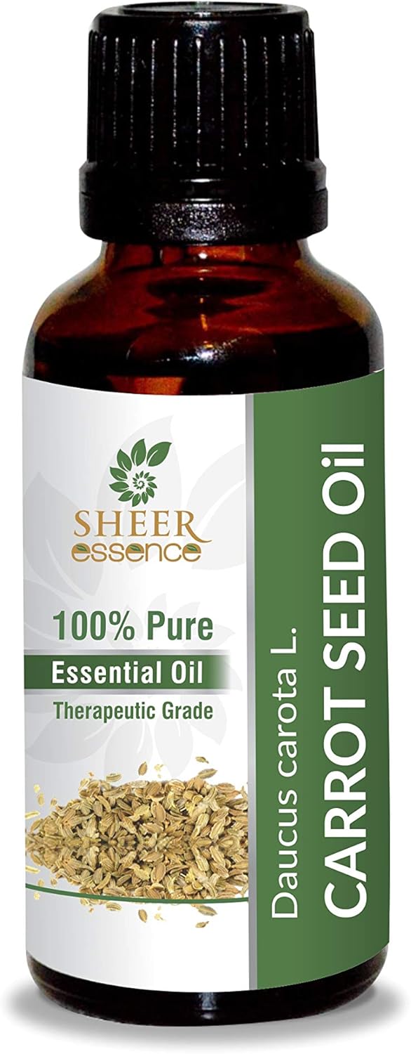 CARROT SEED OIL 100% Pure Undiluted Natural Uncut Therapeutic Grade Steam Distilled Essential Oils For Skin, Hair And Aromatherapy 250ML