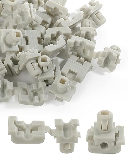 20 clips de barra de bloqueo de puerta, clips de cierre de barra de bloqueo de puerta trasera y portón trasero, accesorios de automóvil, retenedores