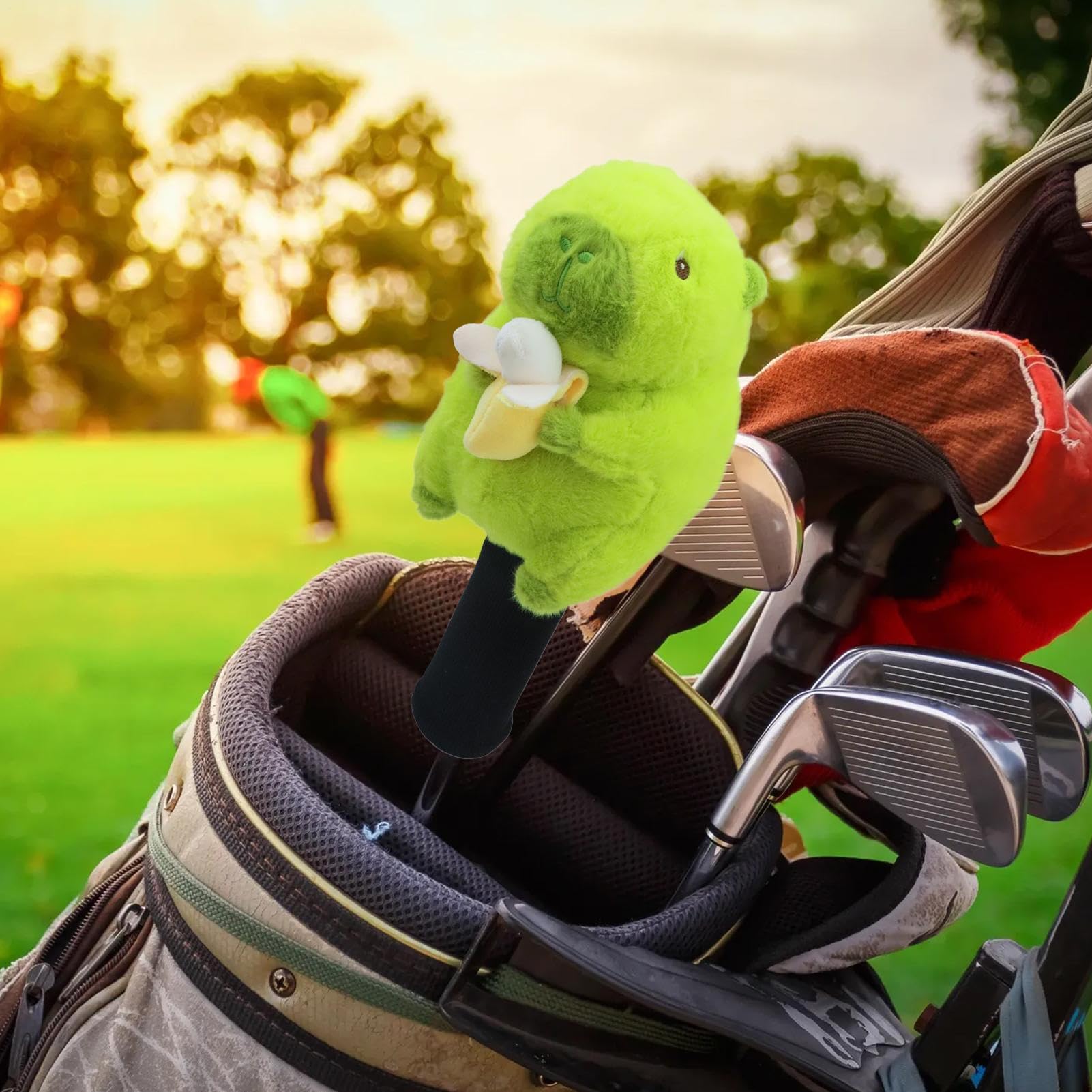 Golfschläger-Kopfbedeckung | Tier-Plüsch-Treiber-Schlägerhaube für Männer und Frauen | Cartoon-Plüschtier Putting grüne Schutzausrüstung für Männer Frauen Golfer Papa Ehemann Vater Ihn Sie