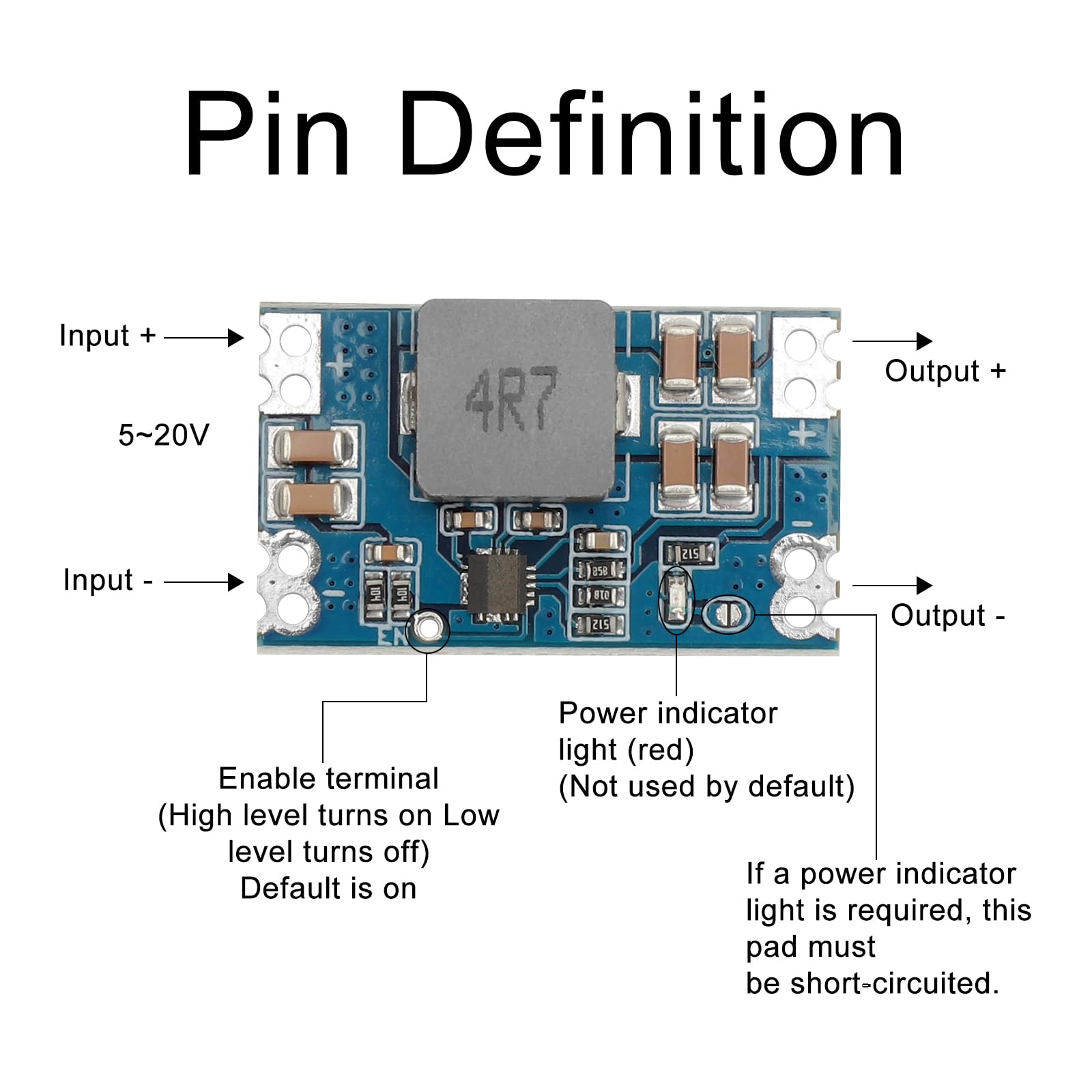 Przekształtnik Buck Przekształtnik Step Down DC DC DC DC Step Down Step Down - Mini560 5V Przetwornica 12V 5V 7-20V na 5V, 5A Moduł Zestaw 5 sztuk do DIY, Arduino i 12V na 5V