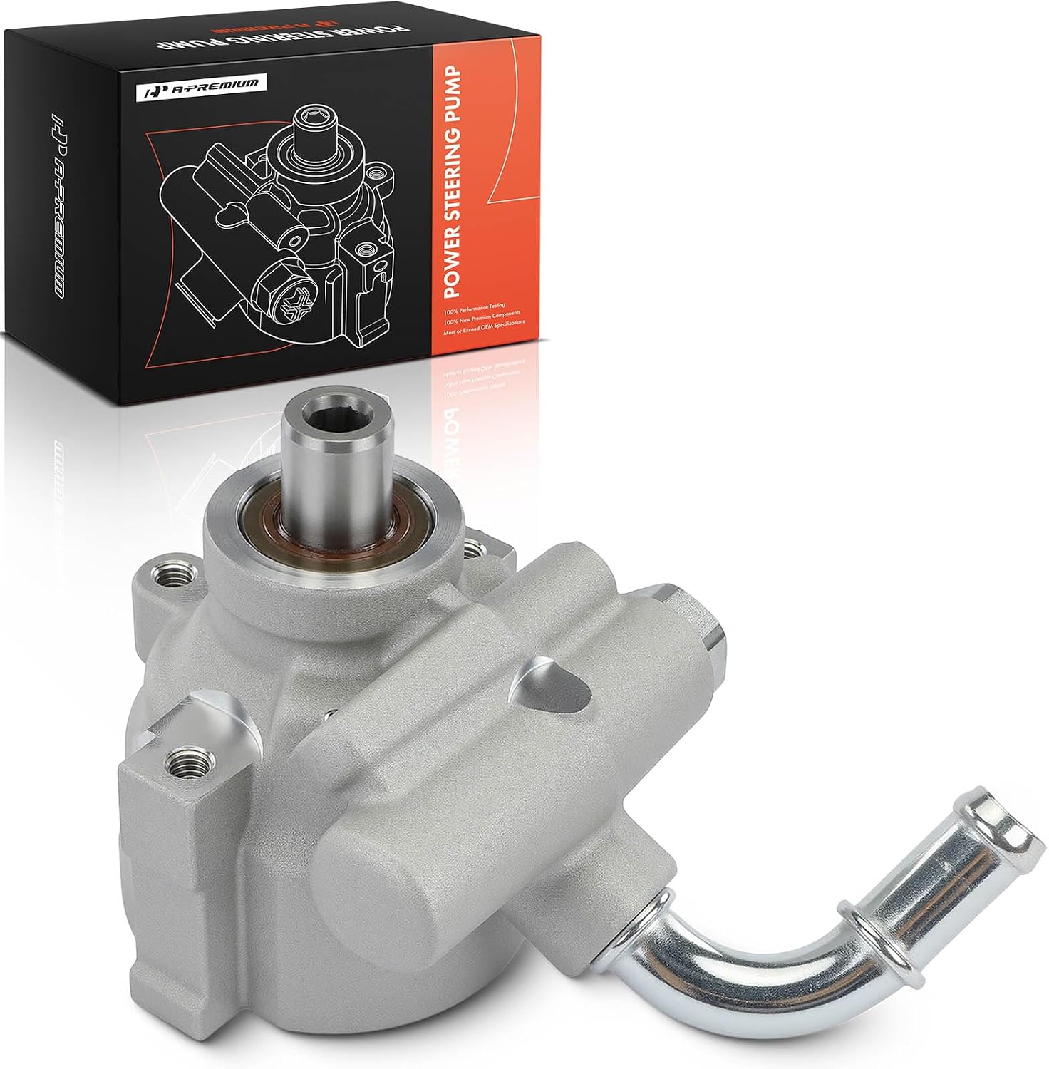 A-Premium Power Steering Pump Compatible with Chevrolet Impala 2006-2009, Monte Carlo 2006-2007 & Buick Allure/LaCrosse 2008-2009 & Pontiac Grand Prix 2005-2008, 5.3L