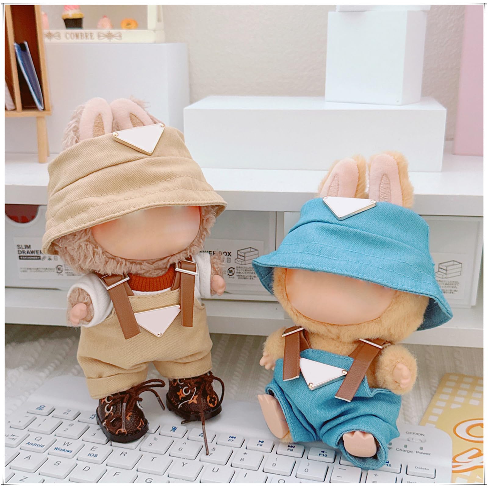 Vêtements De Poupée 17cm Adaptés Aux Poupées Labubu De 17cm Accessoires Assis 1 Chapeau 1