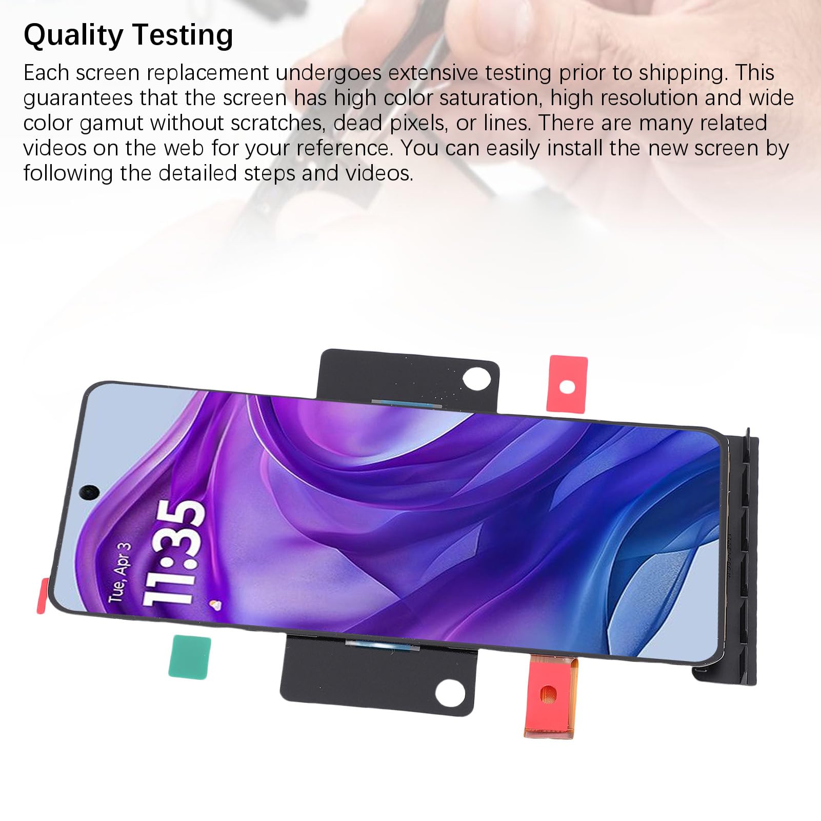 Reemplazo de pantalla de teléfono FHD de 6.9 pulgadas