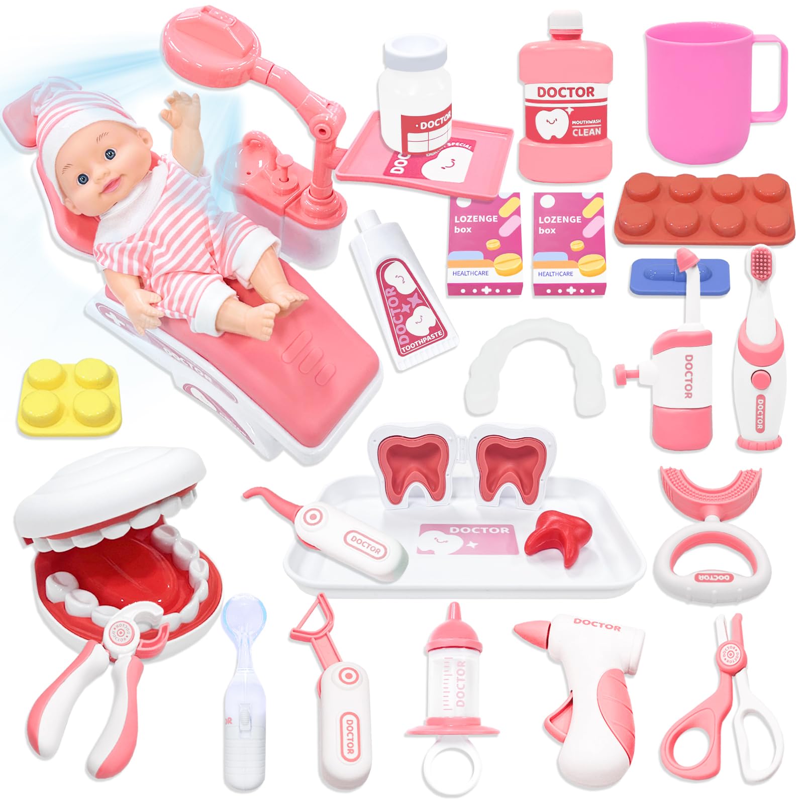 Amazon | VBACALA お医者さん お医者さんセット 歯医者さん 歯医者さん