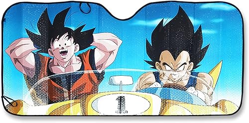 Miniatura 1 de Dragon Ball Z Goku y Vegeta - Parasol de 28 x 58 pulgadas
