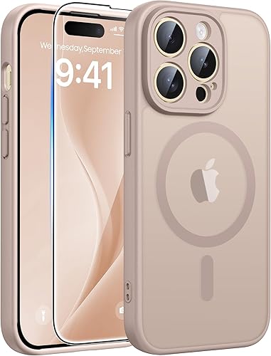 Miniatura 30 de FNTCASE Funda para iPhone Air: [Compatible con Magsafe] Fundas translúcidas mate con [protección completa de la cámara] [protector de pantalla]