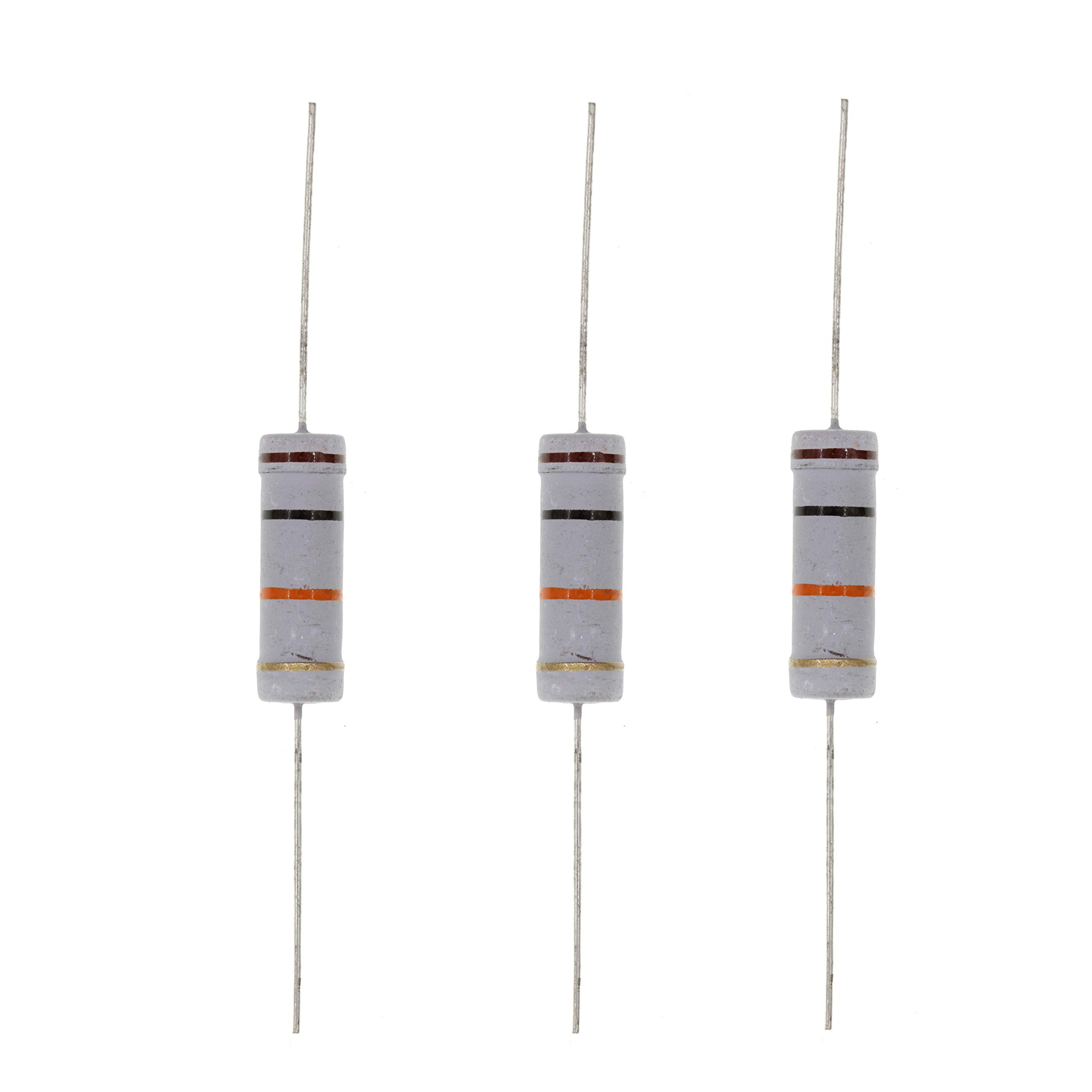 10PCS 5W 5 Watts 10K 10K Ohm 5% Rezystor z warstwą tlenku metalu