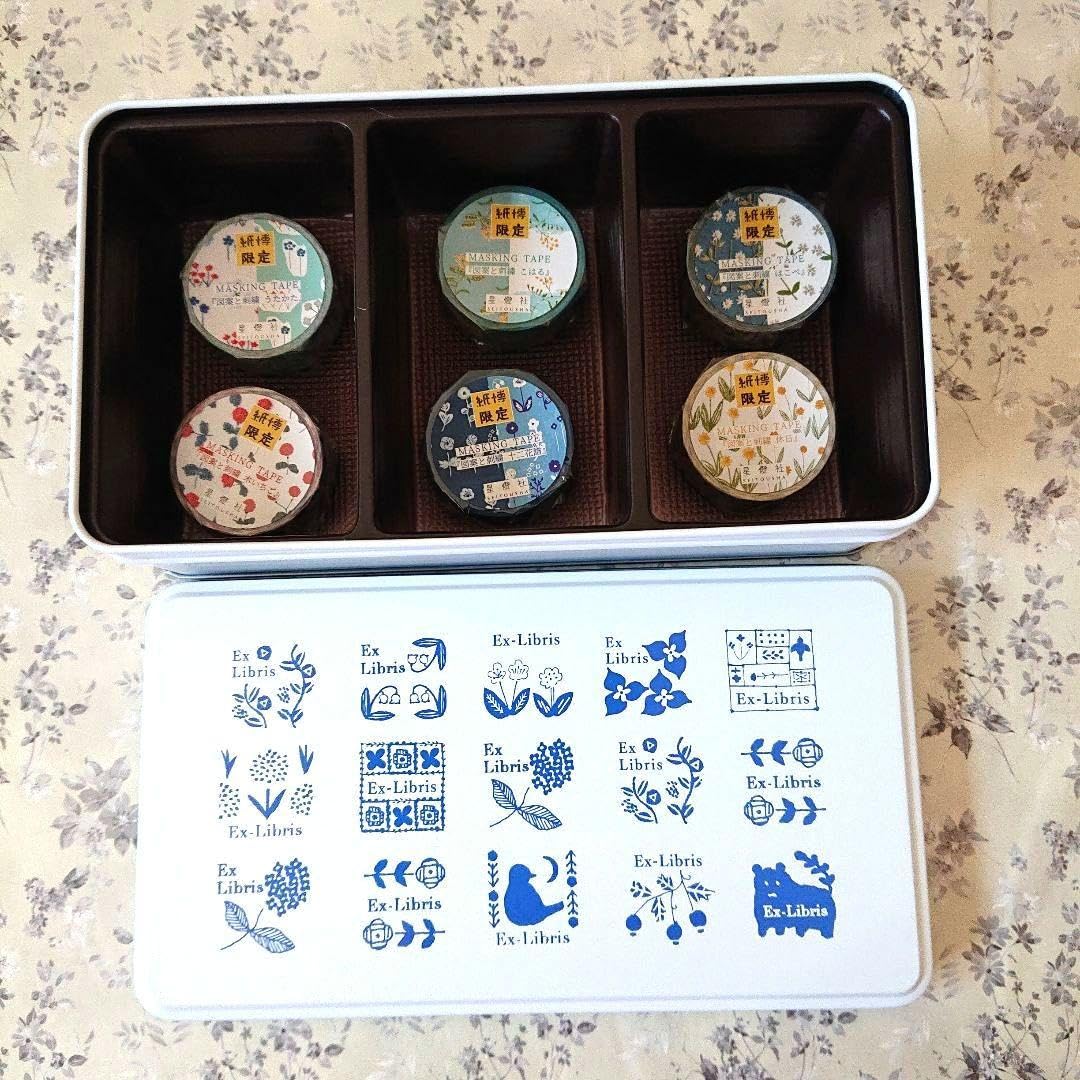 缶なしで割引可】星燈社 缶入りマステ+包装紙見本帖+パンフetc