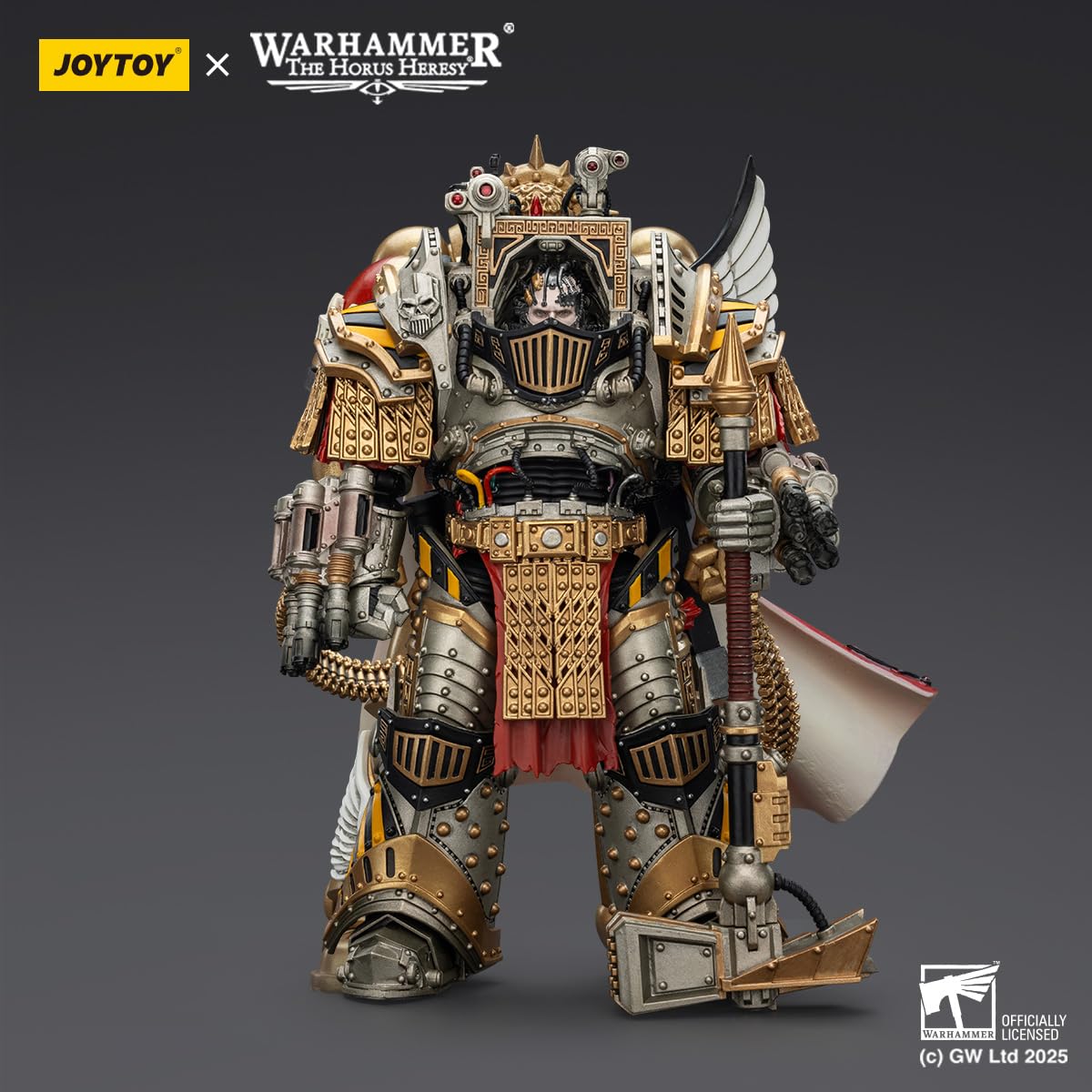 TOYVERSE JOYTOY 1/18 - Statuetta d'azione Warhammer The Horus Heresy, Iron Warriors Perturabo Primarch of The lVth Legion, articolazioni mobili modello di personaggio