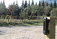 Vista 6 de HTZSAFE Sensor fotoeléctrico solar inalámbrico para exteriores de 3 haces impermeable (IP66) Rango de transmisión inalámbrica hasta 1/2 milla Rango