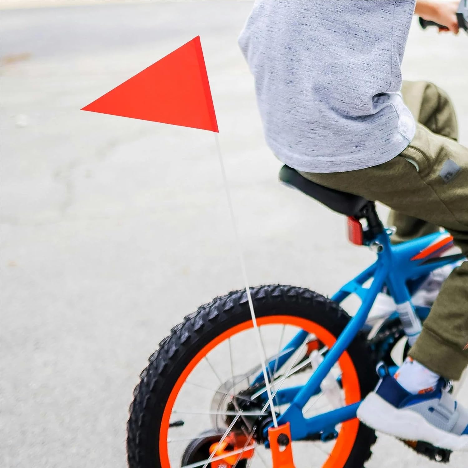 Durable 20/50pcs Reflective Warning Triangle Flags Bike Safety Cycling Pennant Reusable Accessories Decor Flags(50pcs)