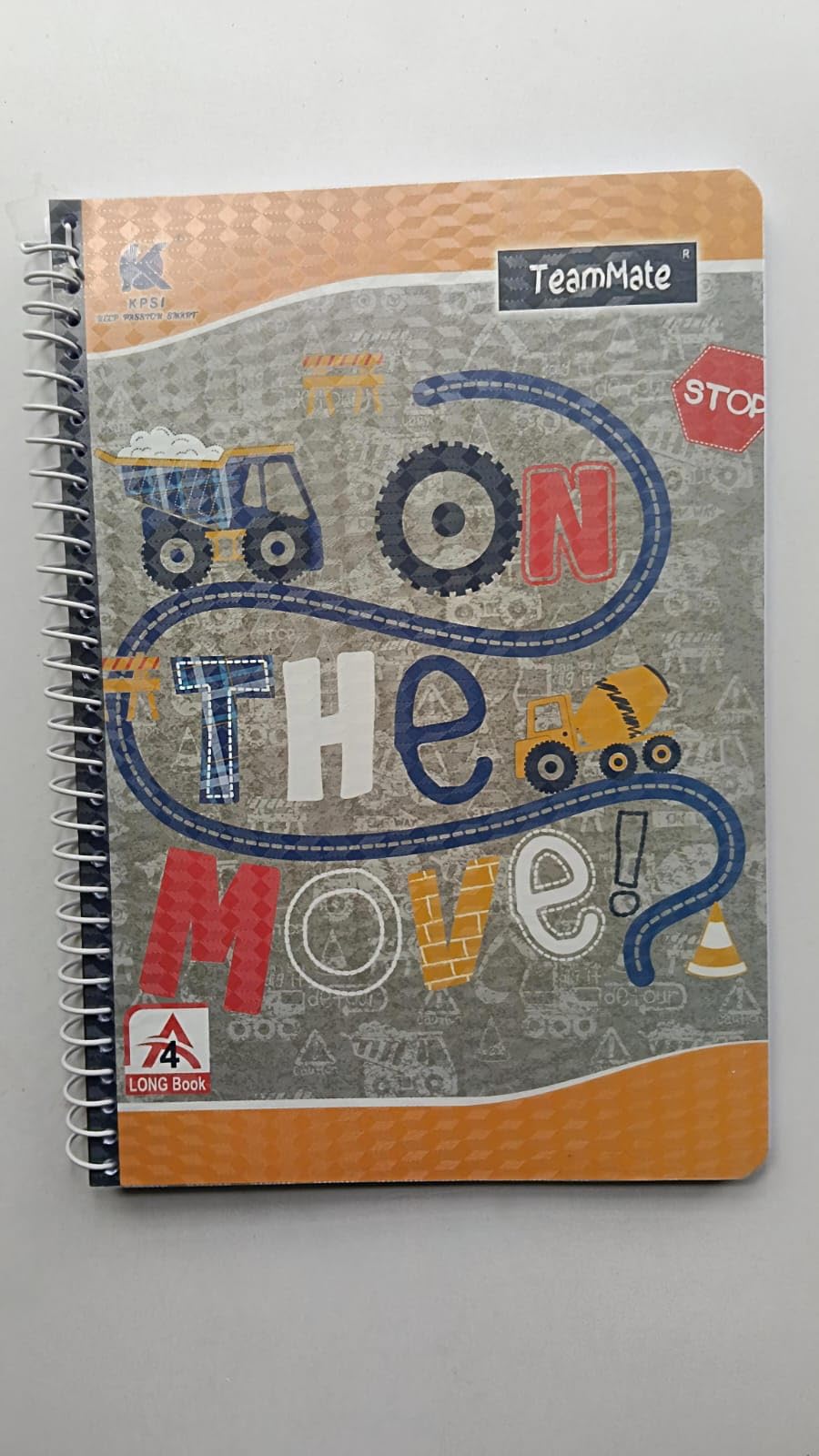 TeamMate Notebook | 200 Pages | Single Line | 29.0cm x 21.0cm | Pack of 1 | Ruled Notebook | Spiral Bound Notebook | Soft Cover