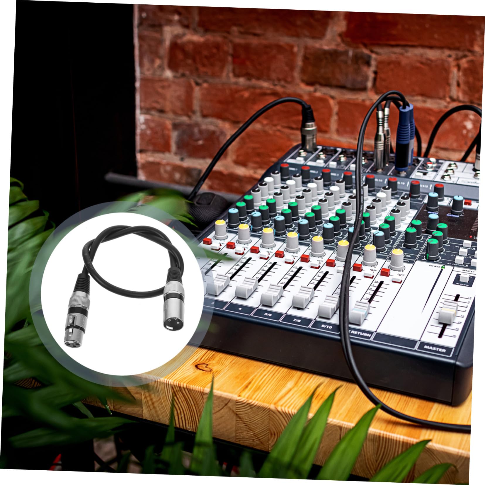 HEMOTON Microfono Trasmissione Efficiente e Portabilità Facile Maschio a Femmina 3 Pin Cavo Xlr in Rame Puro senza Ossigeno, Confezione 6 Pezzi per Sistemi Audio Ktv