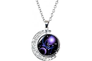 Libra Zodiac Horoscope Necklace