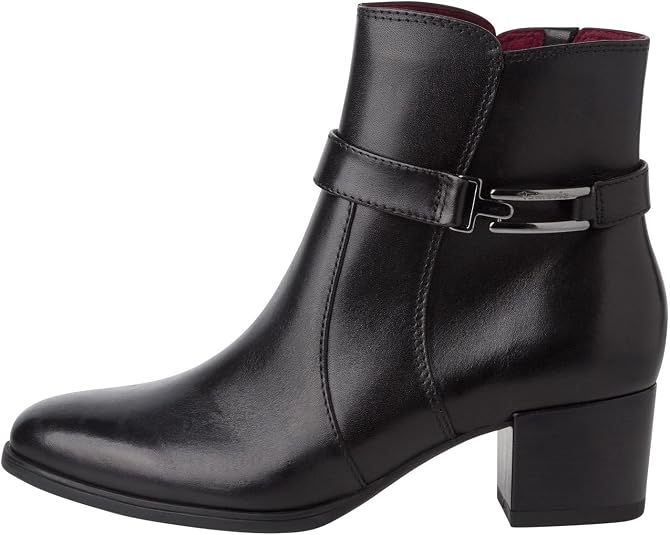 thumbnail: Tamaris Dames Modieuze Enkellaars Met Blokhak - Zachte TOUCH-IT Zool Voor All Day Comfort