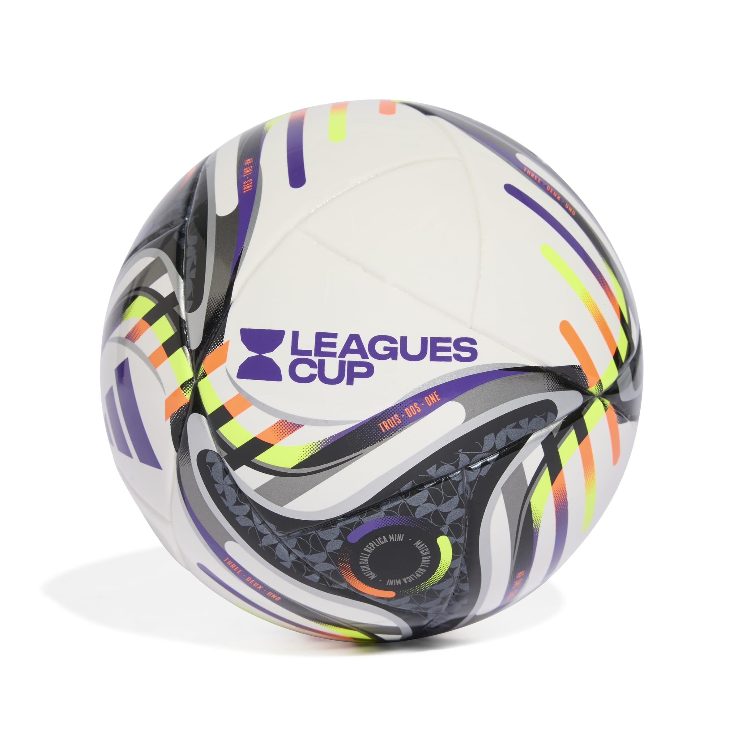 adidas Mini Pallone da Calcio Unisex Adulto Bianco/Nero/Arancione/Giallo Solare 1
