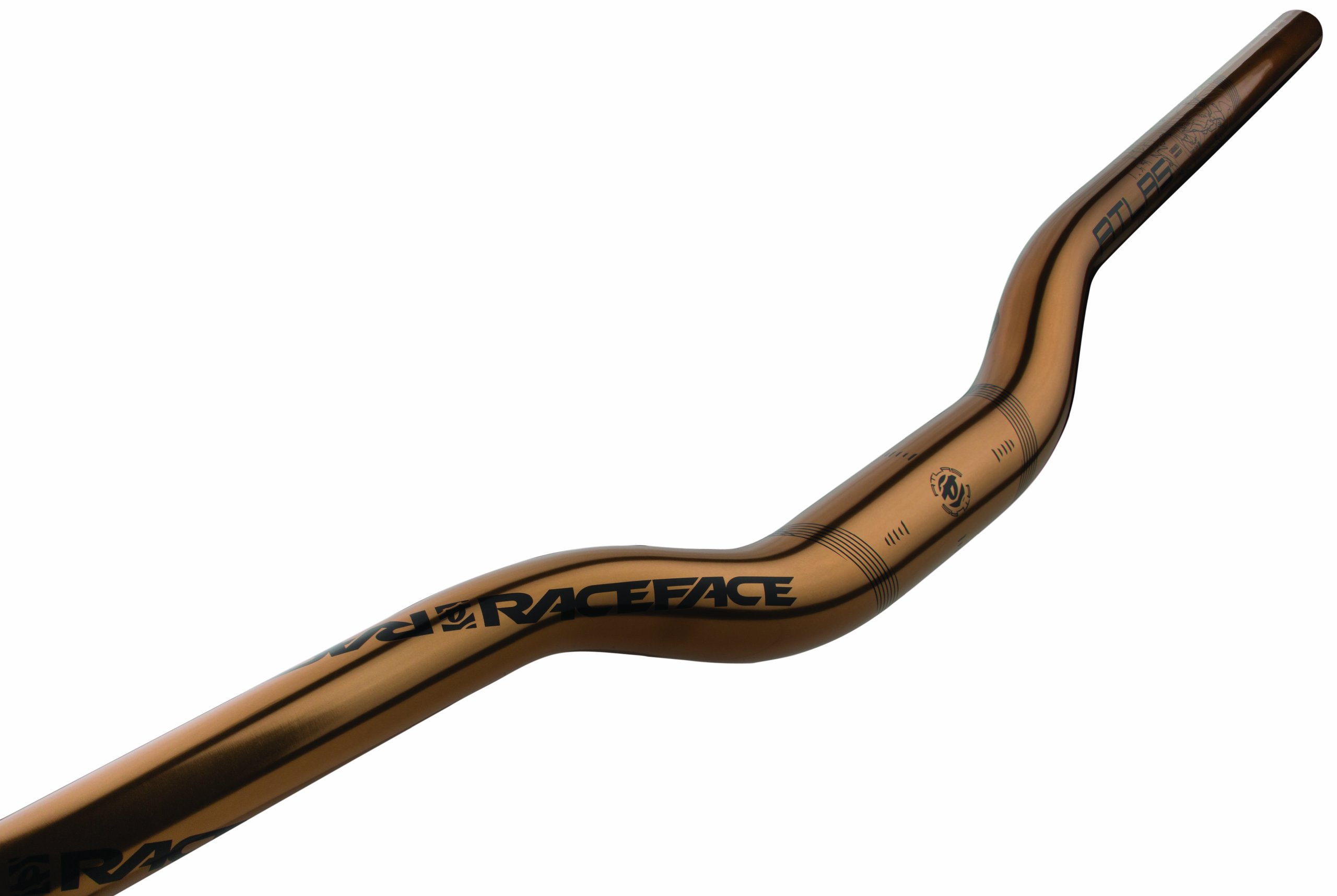 Race Face Lenker Atlas 1.25 Riser, kash money gold, 31.8x785mm
