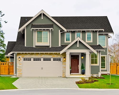 Vista 11 de Rodda Paint CASCADIA ZERO - Pintura e imprimación semibrillante para interiores en uno, 1 galón, Costa de Marfil marfil (Ivory Coast)