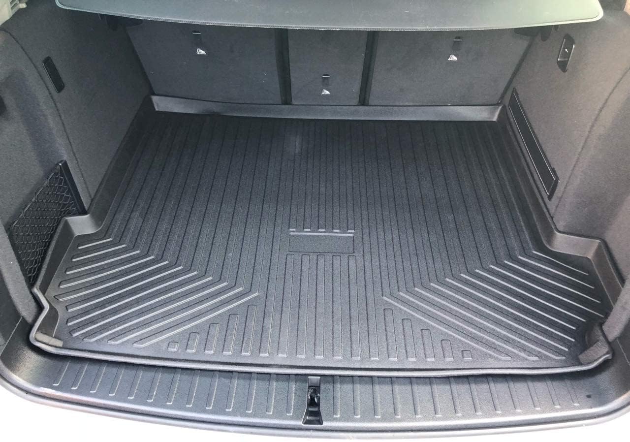 Cargo Liner - Trunk Mat for BMW X3 2011-2017 Weather-Resistant With Raised Lip Non-Slip Rubber Easy to Install Laser Pre-Cut Design