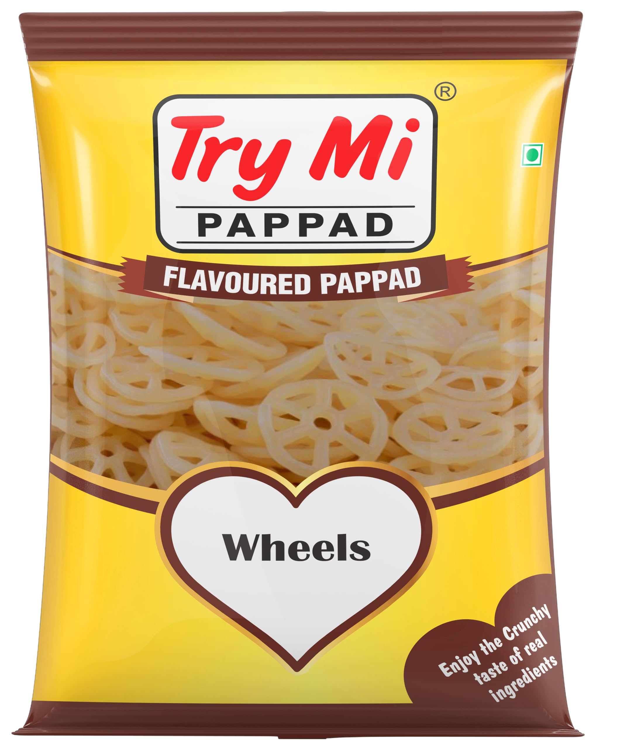 Try Mi Pappad Wheels Fryums 200 Gram Pack of 3 (600 GRAM) - wheels vadagam wheels wafer wheels fryums (B0CPSSJ9FC) Amazon Price History, Amazon Price Tracker