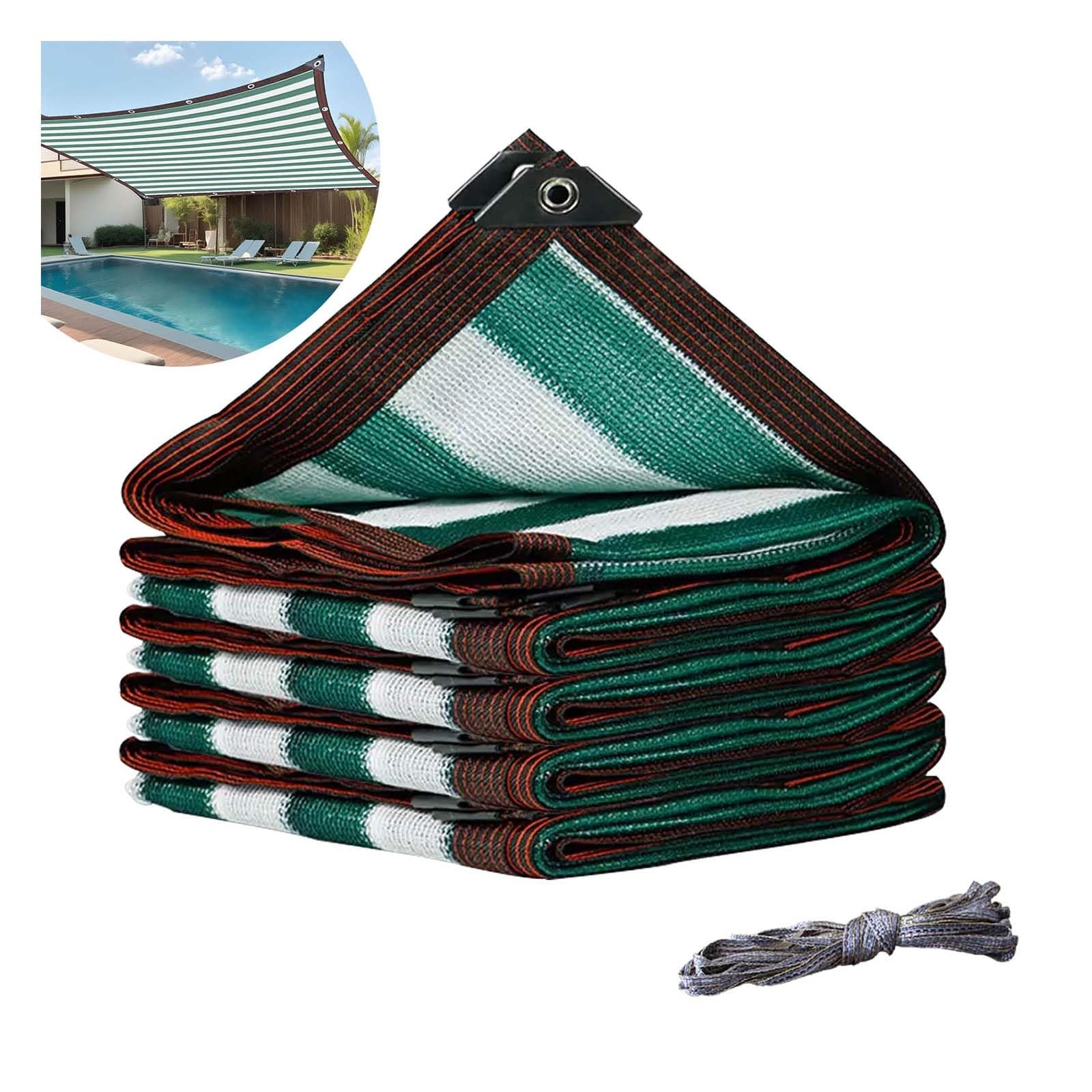 Brise-vue avec oeillets pour pergola et barrière d'ombrage extérieur
