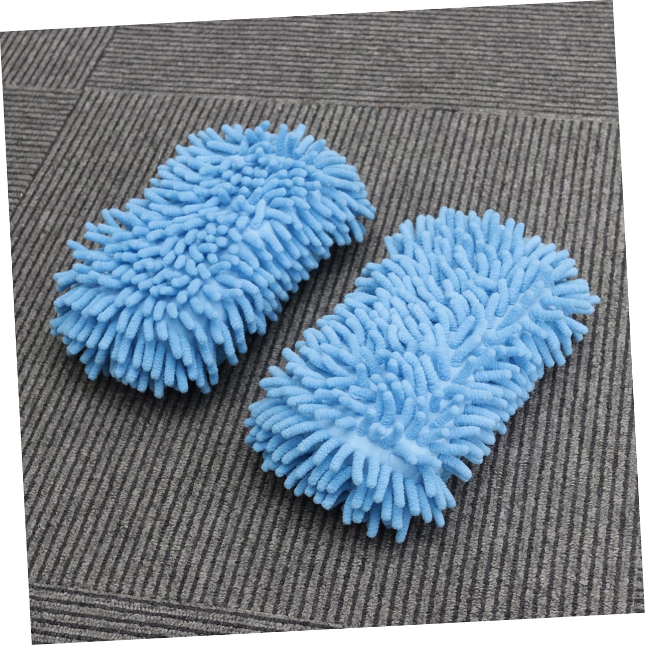 Mobestech 6piezas Guantes De Lavado De Microfibra Ultrafina para Limpieza De Coches Color Azul Esponja De Limpieza Multifuncional para Automóviles y Superficies Delicadas