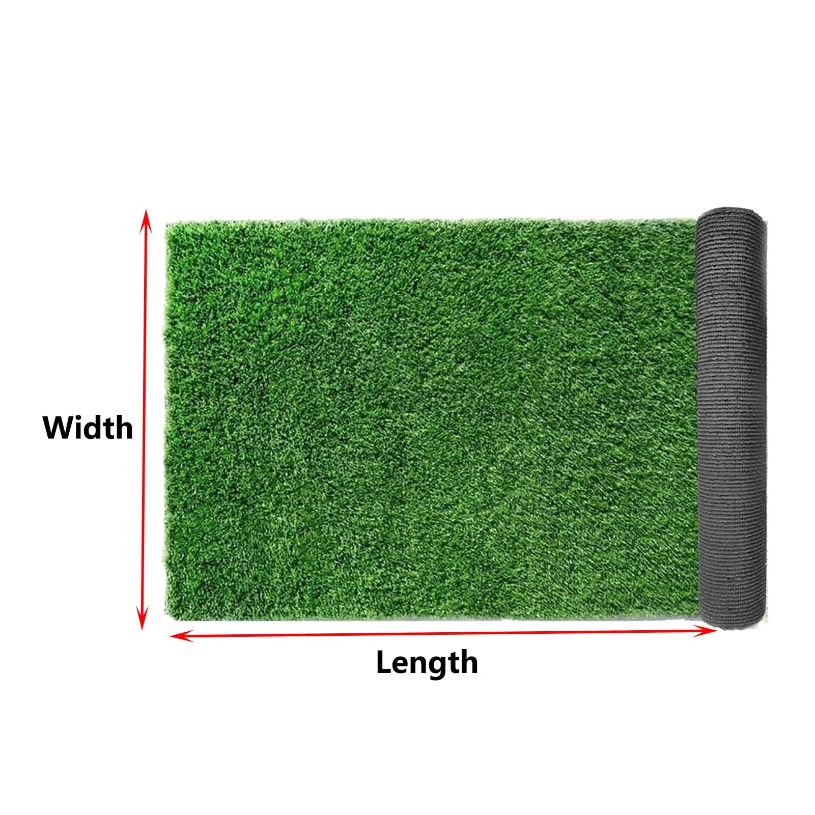 Tappeto in Erba Sintetica Premium 2x3,5 m per Esterni, Ideale per Patio, Balcone, Giardino, Prato, terrazzo e Veranda. Tappeto in Erba Artificiale Verde Resistente.