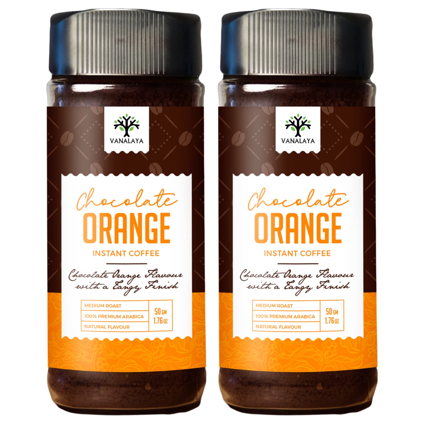 Vanalaya Chocolate Orange Instant Coffee, Black Coffee Powder With Rich Aroma & Taste For Weight Loss, Stress Relief (Pack Of 2X50gm) (B09JWLPPDD) Amazon Price History, Amazon Price Tracker