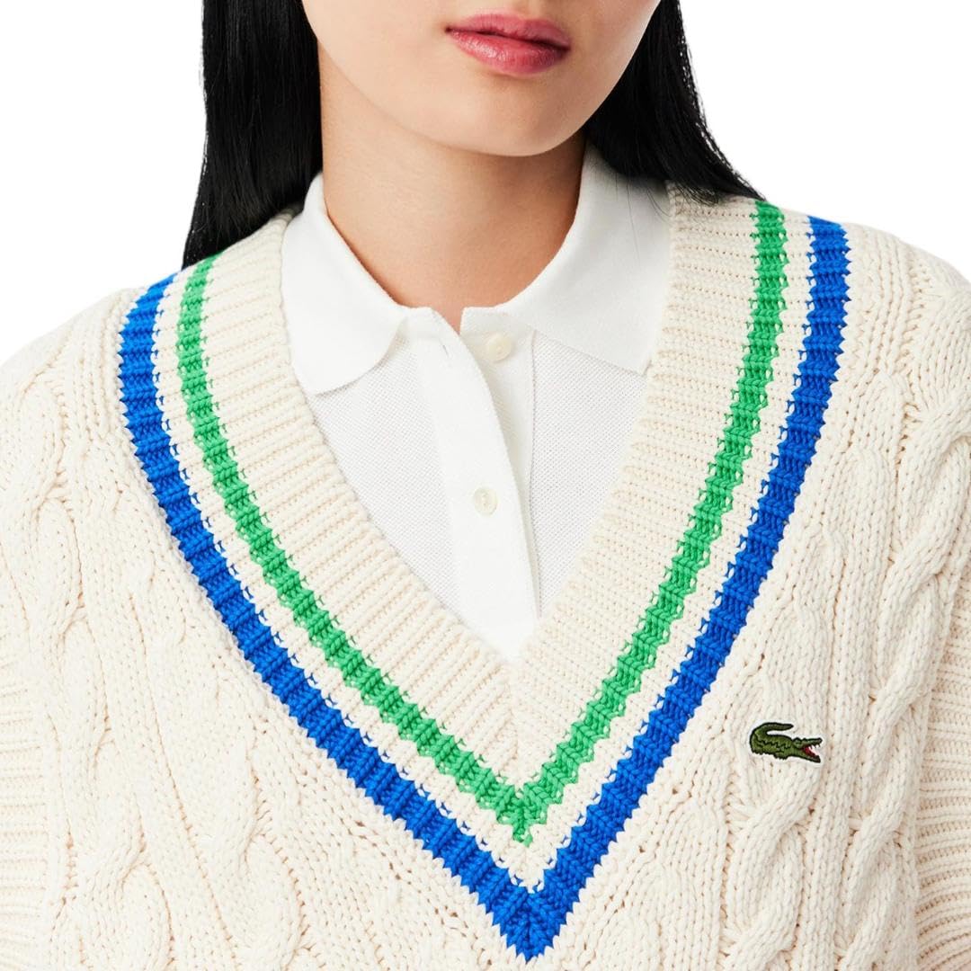 Lacoste Womens Sleeveless Cardigan