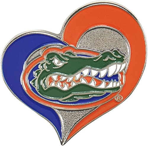 Vista 21 de aminco NCAA - Pin de corazón de remolino unisex