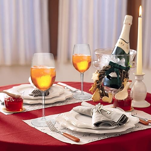 Miniatura 7 de ZEAYEA Juego de 4 copas de vino tinto de plástico, copas de champán de 12 onzas con tallo, copas de vino irrompibles, vasos de bebida sin BPA para