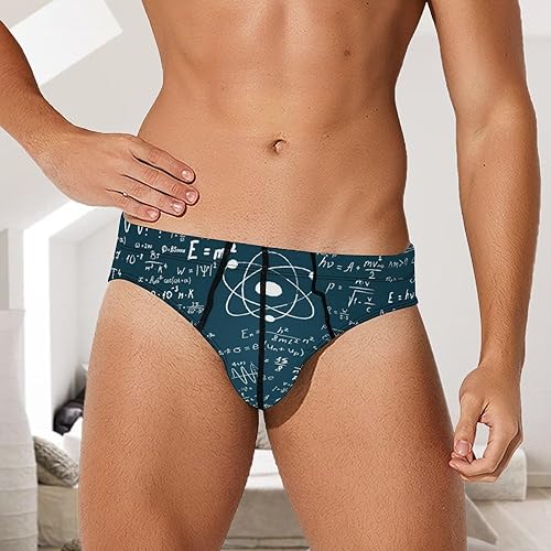 Miniatura 2 de Physical Mathematics Science Formula Men's Underwear Stretch Briefs Low Rise Underpants for Men