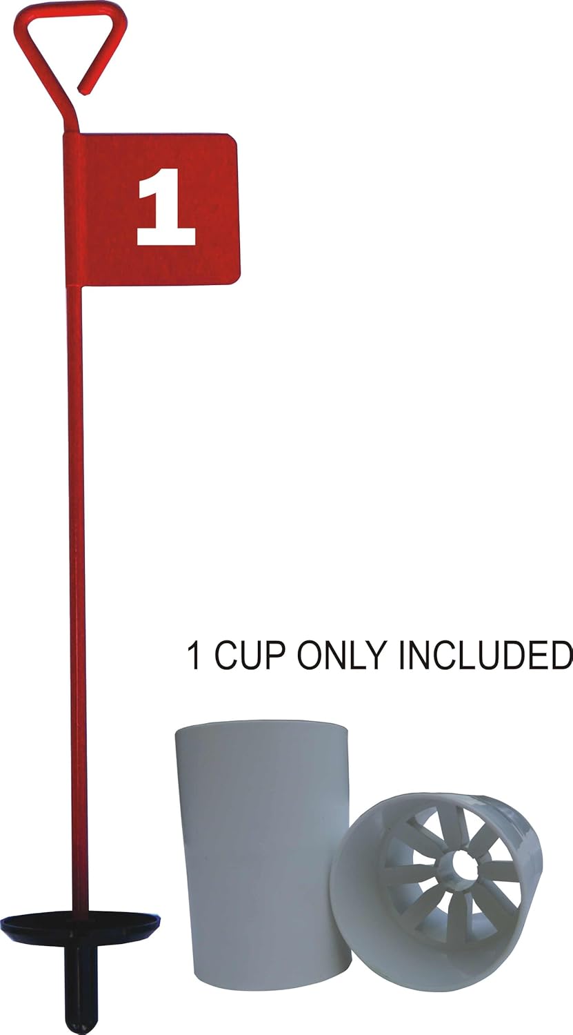 Putting Green Flag (Red) with Hole Cup Amazon.co.uk Sports & Outdoors