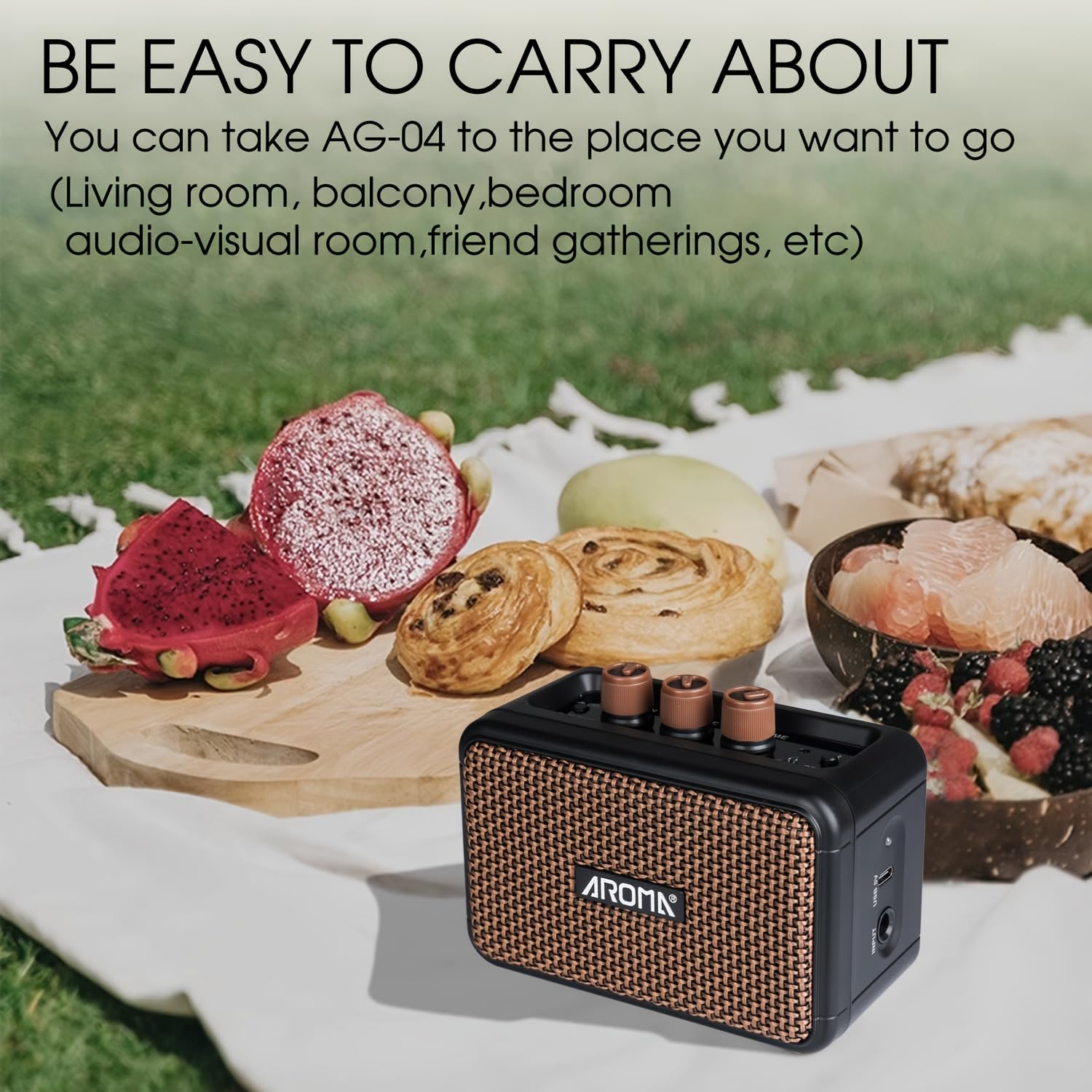Amplificatore per Chitarra Elettrica Ricaricabile 5W Wireless Portatile