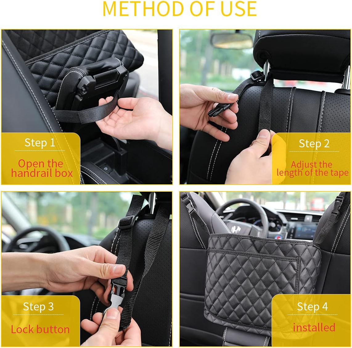 ZHENWY Handbag Organizer Documents Backseat Image