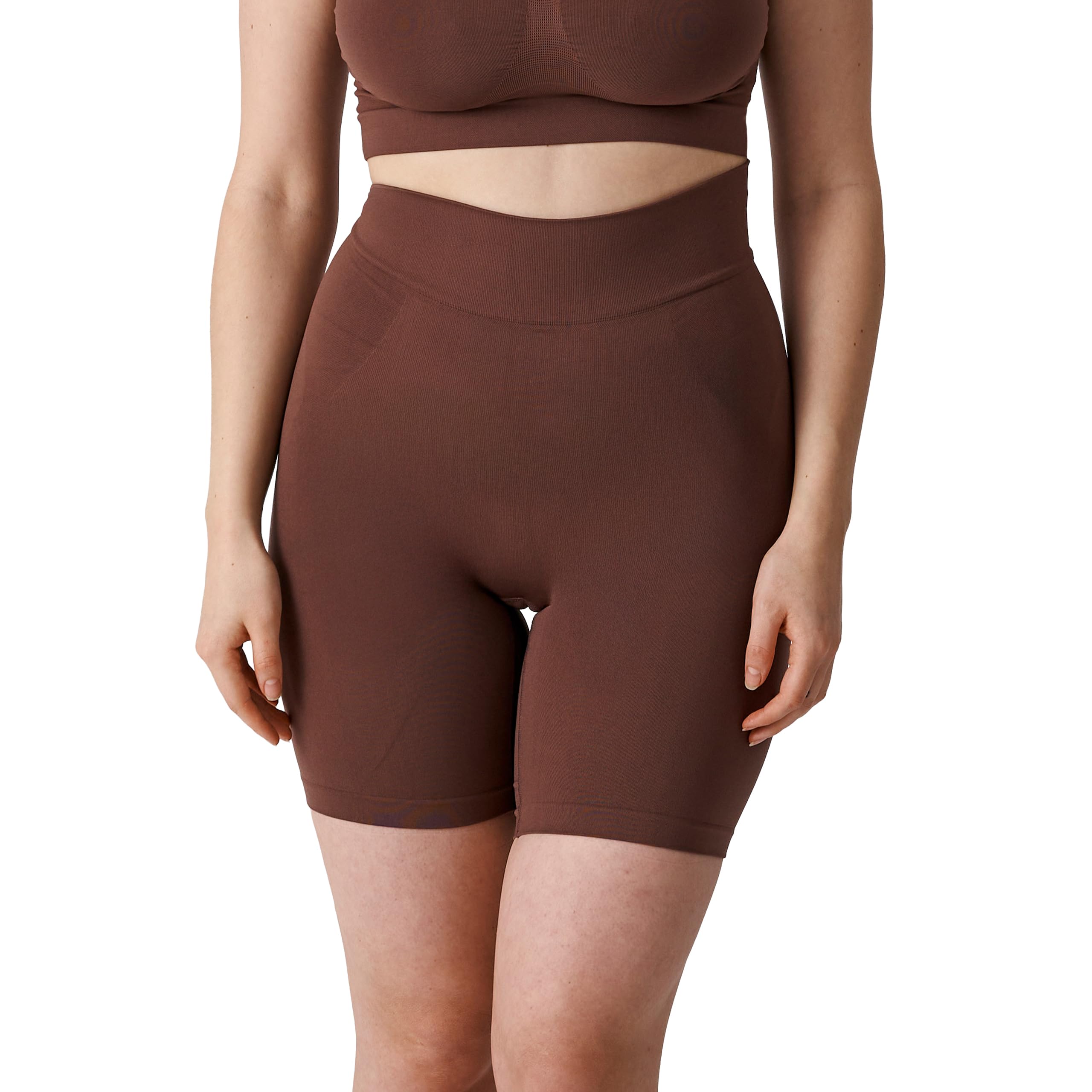 Snocks Shaping Shorts - Shapewear Damen figurformend mit mittlerer Kompression, hoher Bund, unsichtbar - Gr. S-XXL - Bauchweg Hose, Miederhose